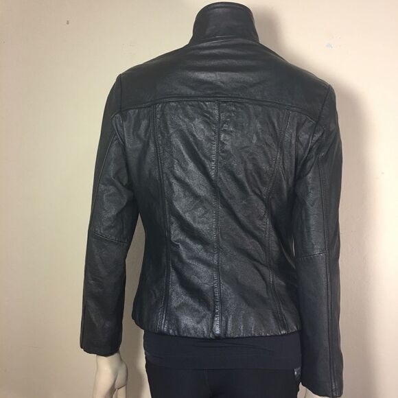 Wilsons Maxima Black Leather Jacket - Picture 8 of 13